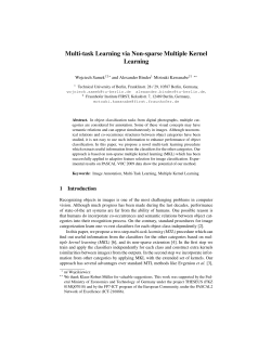 Multi-task Learning via Non-sparse Multiple Kernel