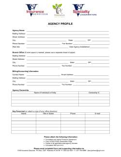agency profile - VGM Insurance