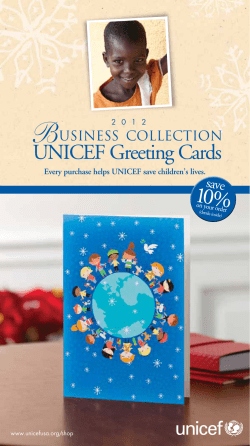 UNICEF Greeting Cards