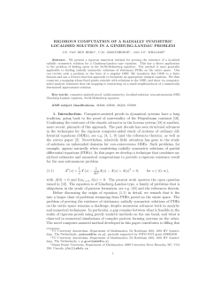 RIGOROUS COMPUTATION OF A RADIALLY SYMMETRIC