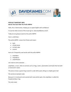 PODCAST TRANSCRIPT #003 Words That Start With The Prefix