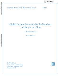 Global Income Inequality