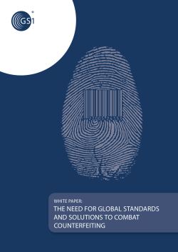 the need for global standards and solutions to combat counterfeiting