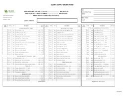 Quest Diagnostics order form.