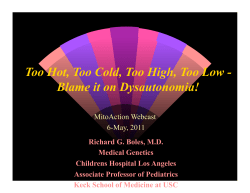 Too Hot, Too Cold, Too High, Too Low - Blame it on