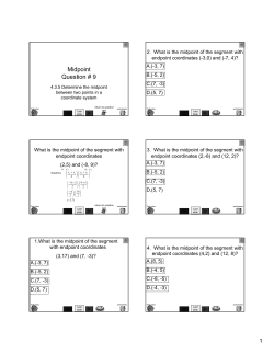 Midpoint Question # 9