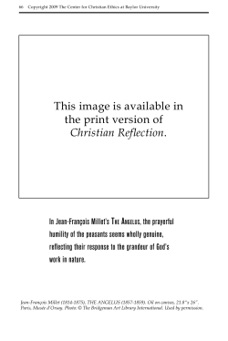 A Call to Prayer - Baylor University