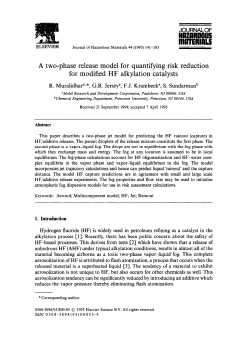 A two-phase release model for quantifying risk reduction for