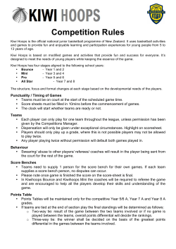 Competition Rules