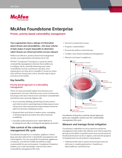 McAfee Foundstone Enterprise