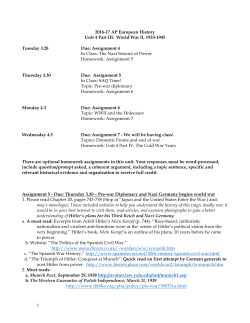2016-17 AP European History Unit 4 Part III