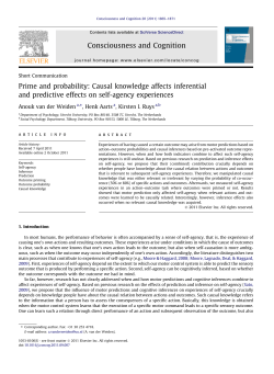 Prime and probability: Causal knowledge affects inferential and