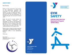 gym safety - Tiffin Community YMCA