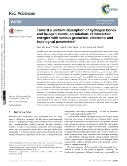 Toward a uniform description of hydrogen bonds