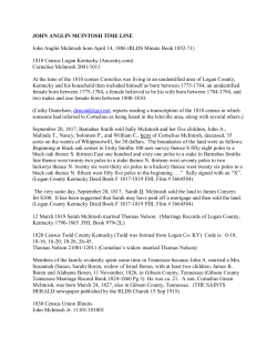 john anglin mcintosh time line