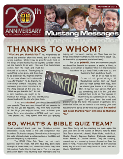 thanks to whom? - Bill Rice Ranch
