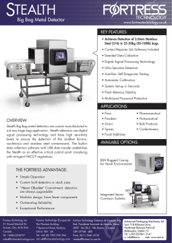 Big Bag Metal Detector - Advanced Packaging Machinery