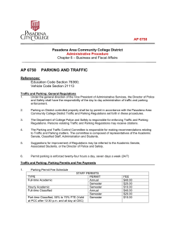 ap 6750 parking and traffic