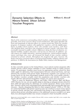 Dynamic selection effects in means