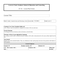 Luminous and Non-luminous Celestial Bodies