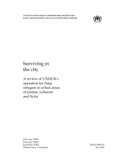 Surviving in the city