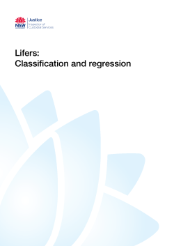 Lifers: Classification and regression Report [PDF 286kb]