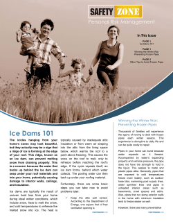 Avoid Frozen Pipes