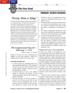 Every Man a King - MissDWorldofSocialStudies