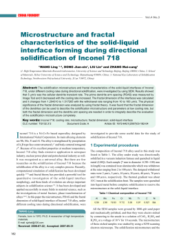Microstructure and fractal characteristics of the solid
