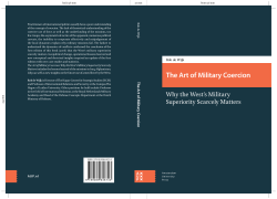 The Art of Military Coercion