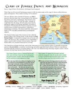 Clash of Powers Papacy and Monarchy