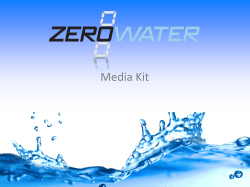 Media Kit - Zero Water