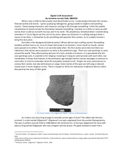 Digital Craft Assessment By Jermaine van der Kolk, 0869226 When I