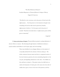 but the order must - Georgia Workshop in Early American History