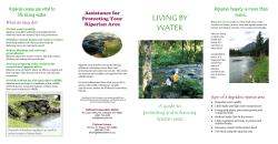 Living by Water Brochure - River to Lake Initiative