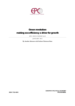 Green Revolution - European Policy Centre