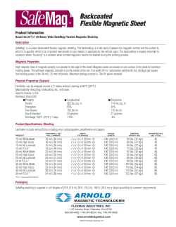 SafeMag - Arnold Magnetic Technologies