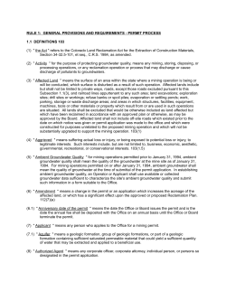 Code of Colorado Regulations - Colorado Secretary of State