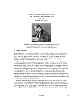 Great Expectations and A Christmas Carol
