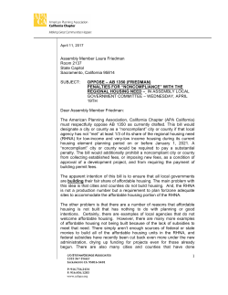 AB 1350 - APA California