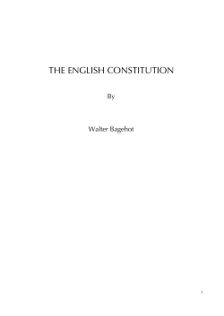 The English Constitution