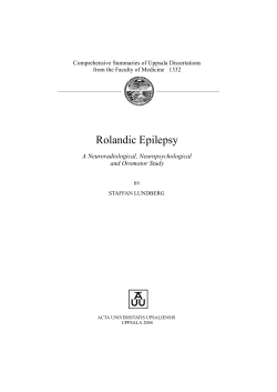Rolandic Epilepsy
