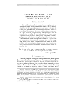 a for-profit rebellious immigration practice in east los angeles