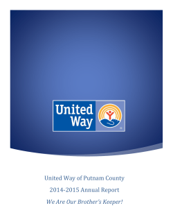 2014-2015 Annual Report - United Way of Putnam County, Florida
