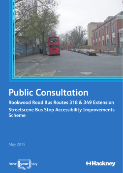 A4 Leaflet - Hackney Council