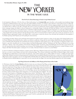 in this week`s issue