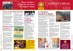 campion`s brag - Campion College