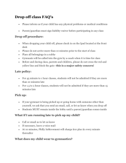Drop off class FAQ`s