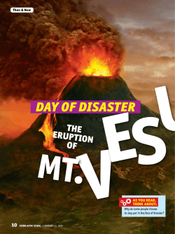 day of disaster - Oakland Schools Moodle