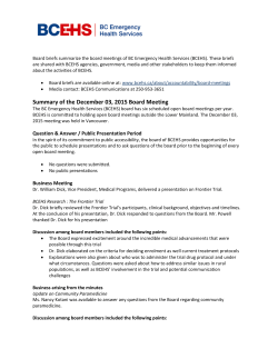 Provincial Headquarters - BC Emergency Health Services